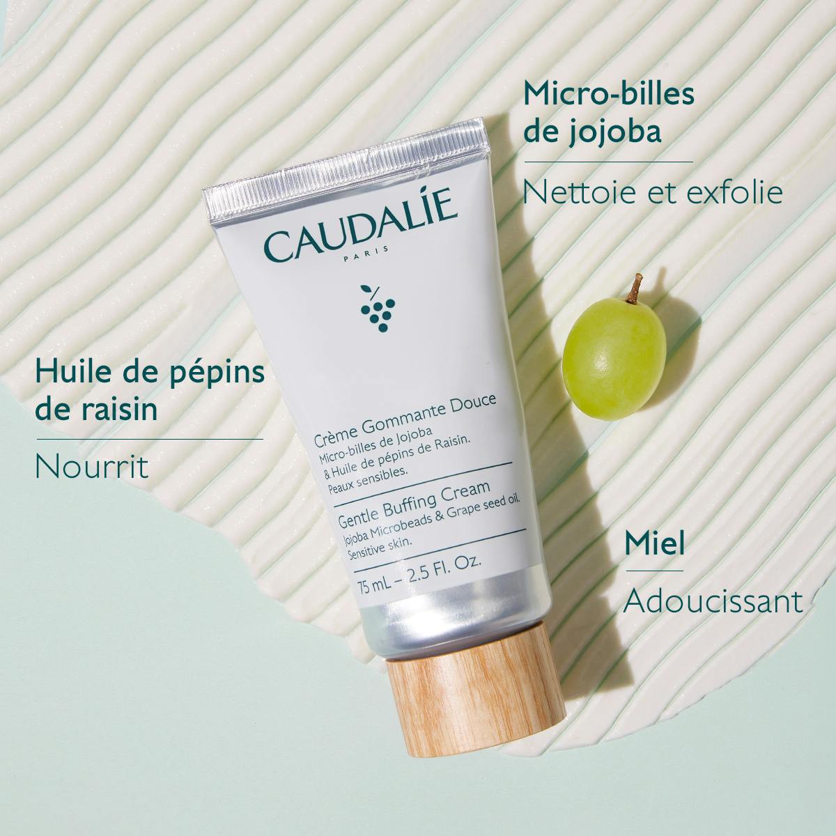 Crème Gommante Douce aux Micro Billes de Jojoba