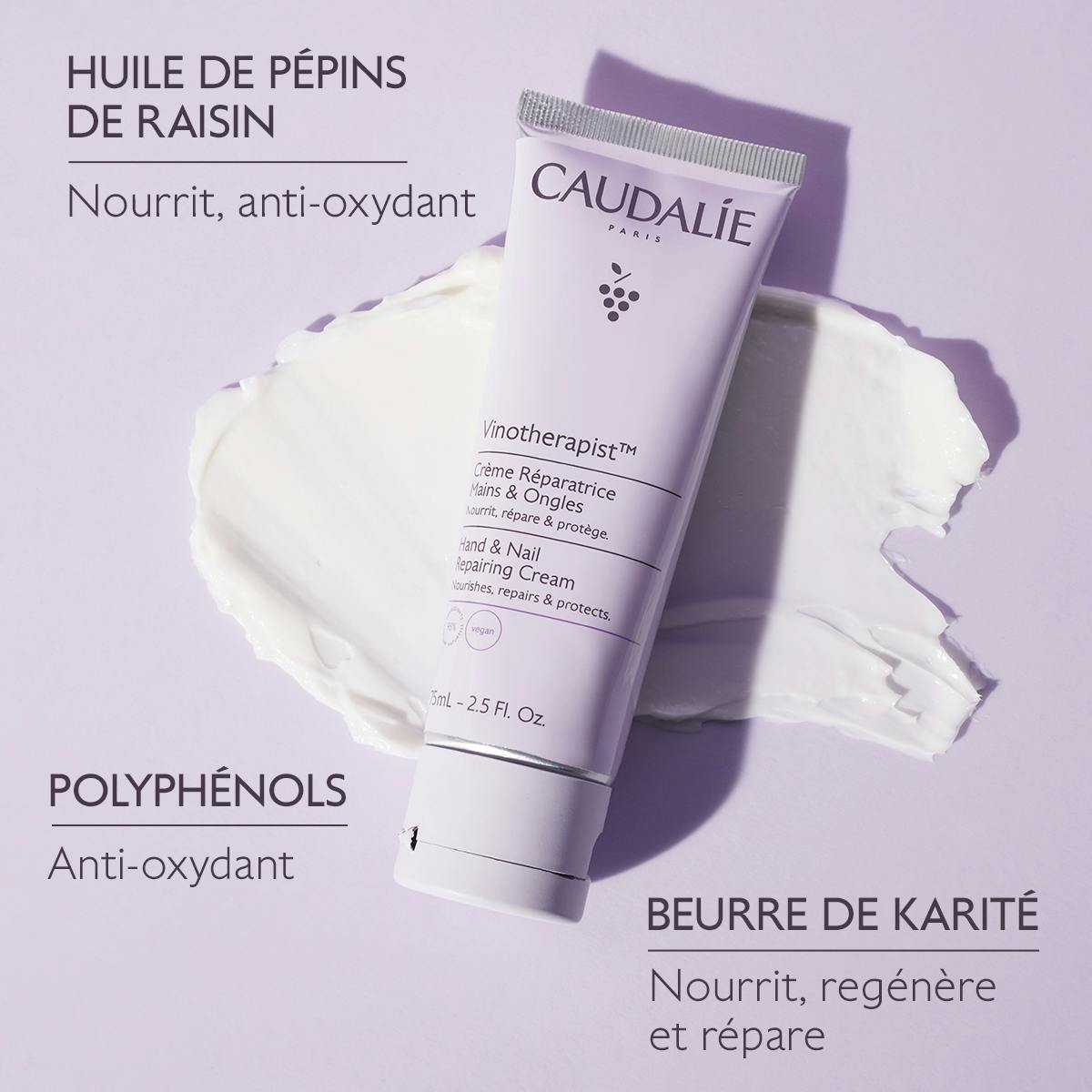 Crème Réparatrice Mains et Ongles au Beurre de Karité