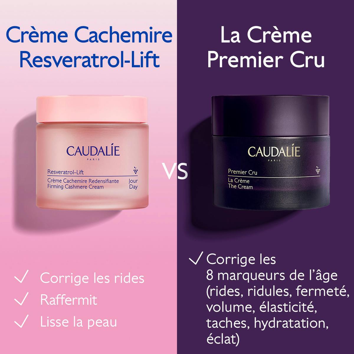 Crème Cachemire Redensifiante au Resvératrol, alternative au Rétinol - Recharge