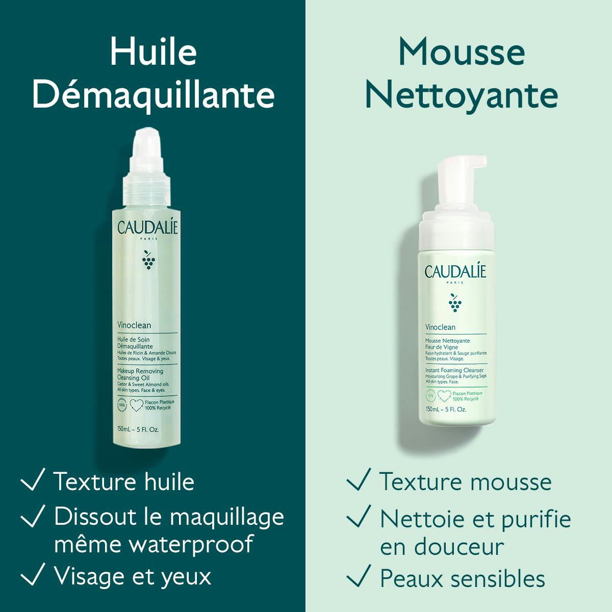 Huile de Soin Démaquillante à l'Huile d'Amande Douce + Ricin - 75ml