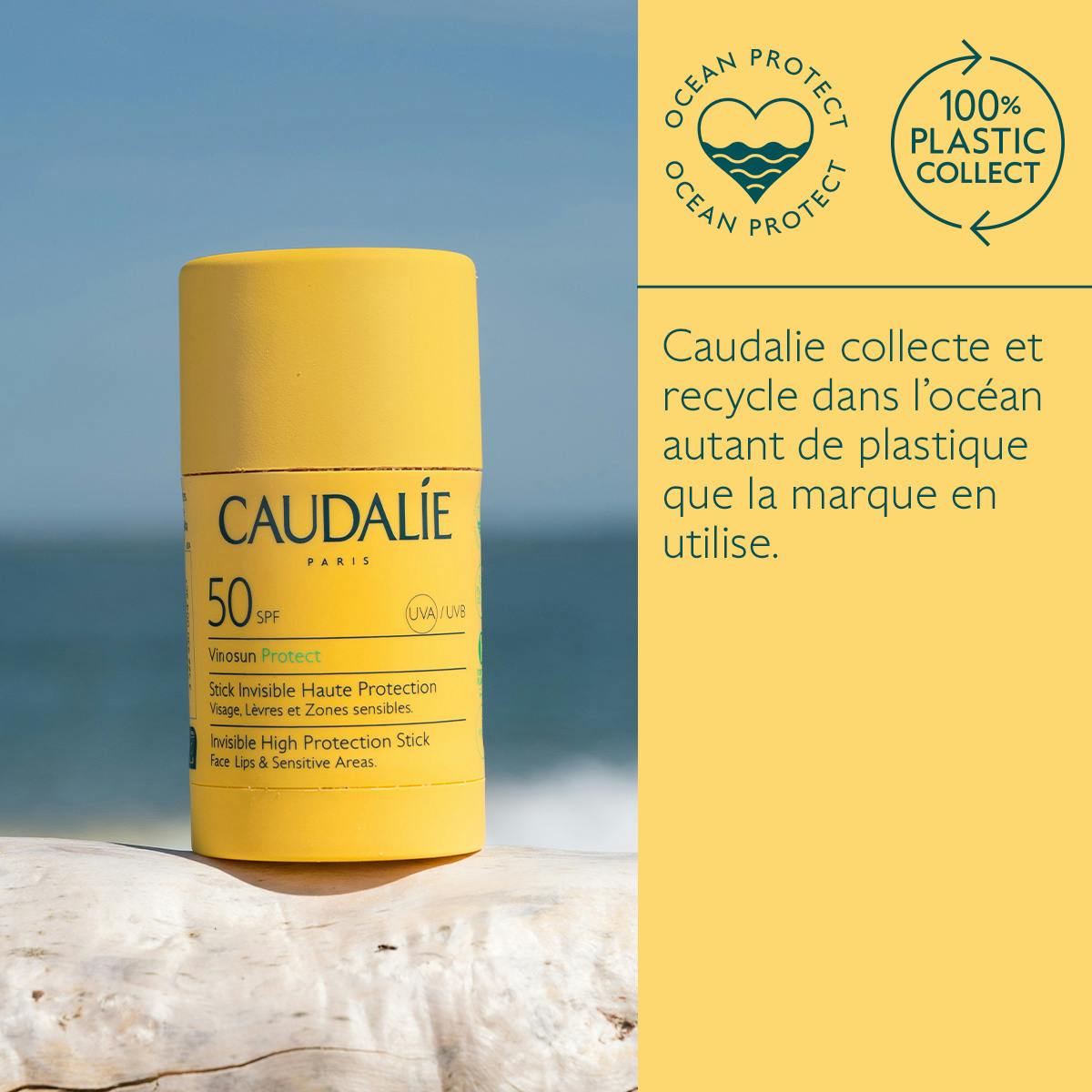 Stick Solaire Invisible Haute Protection SPF50